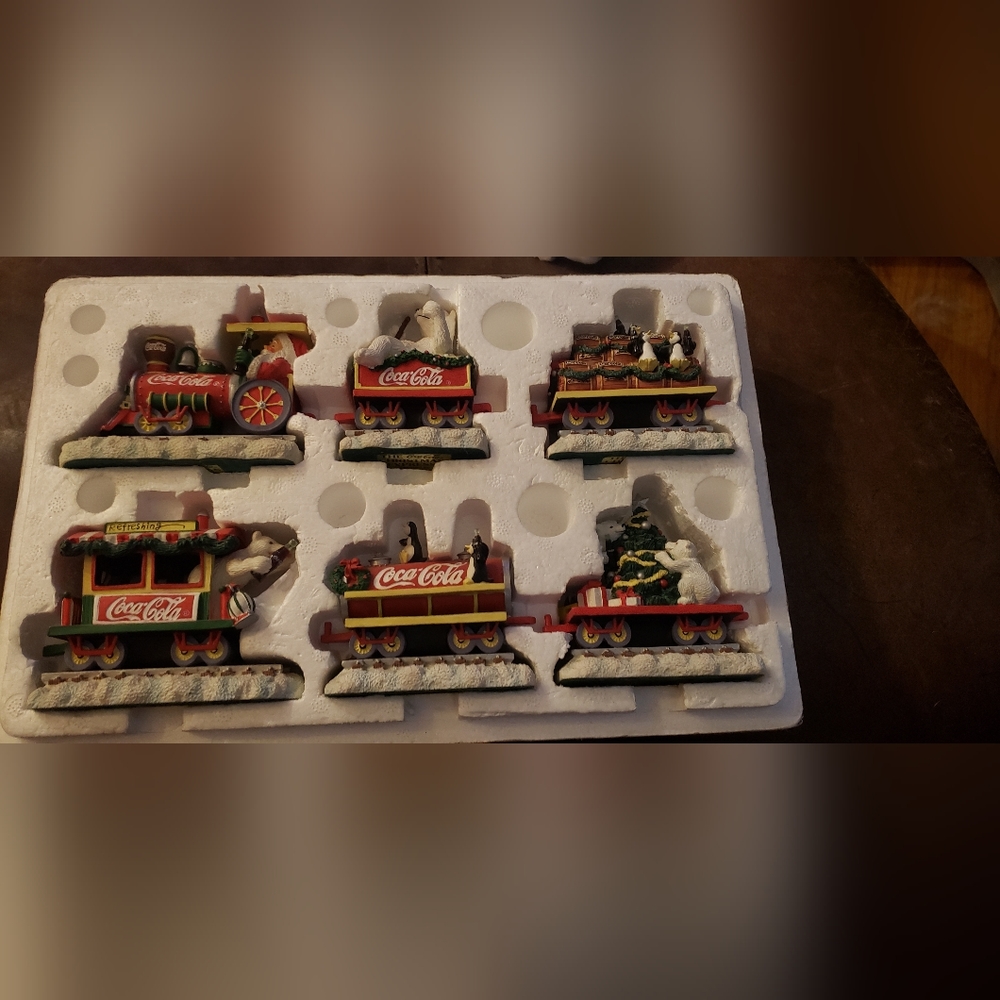 Franklin Mint Coca Cola Train in original packaging